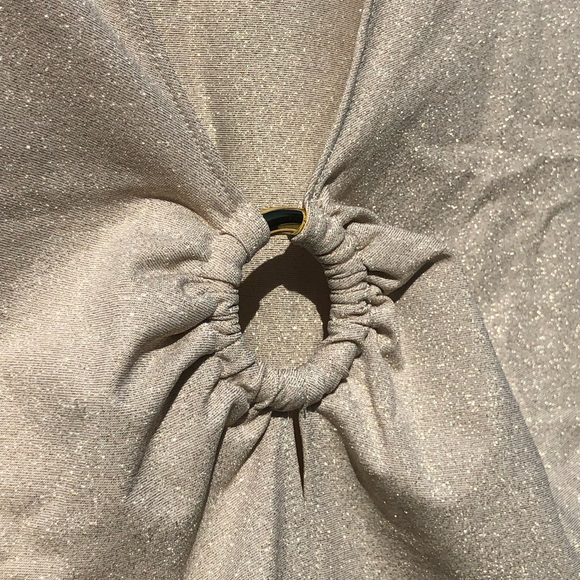 Sara Cristina Gold Shimmer Beach Coverup Tunic - Picture 6 of 7